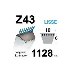 COURROIE TONDEUSE Z43...